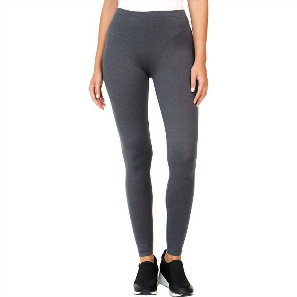 NEW 32 DEGREES cozy heat underwear leggings in heather charcoal